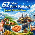 Tumbuh Bersama Banua, 62 Tahun Bank Kalsel Perkuat Peran Ekonomi Daerah HUT Bank Kalsel 62