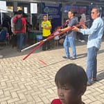 Pekan AKSEL 2026 Hadirkan Permainan Tradisional Banua, Pengunjung Antusias Ikuti Balogo hingga Sumpit seru nya pekan aksel bank kalsel