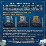 Bank Kalsel Terapkan Klasifikasi Rekening Tidak Aktif dan Dormant Mulai 8 Mei 2026 Pengumunan Bank Kalsel