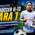 Haus Soccer Kawinkan Gelar, U-13 dan U-15 Juara Piala Soeratin Kota Banjarmasin 2026 JUARA 1 PIALA SOERATIN U13 2026