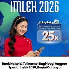 Bank Kalsel Bagikan Angpao Pulsa pada Perayaan Imlek 2026 bank kalsel angpao