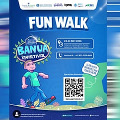 Bank Kalsel Hadirkan Semangat Hidup Sehat dan Transaksi Digital Lewat Banua QRISTIVAL 2026 FUN WALK