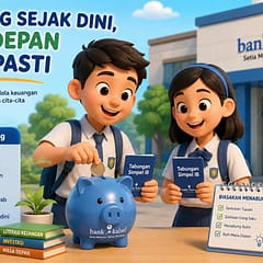 Bangun Generasi Cerdas Finansial, Bank Kalsel Ajak Pelajar Biasakan Menabung Sejak Dini RAJIN MENABUNG