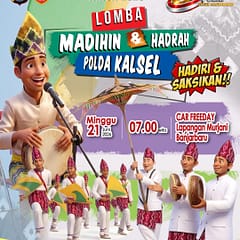 Semarak HUT Bhayangkara ke-80, Polda Kalsel Gelar Lomba Madihin dan Hadrah untuk Lestarikan Budaya Banua WhatsApp Image 2026-06-17 at 15.18.05