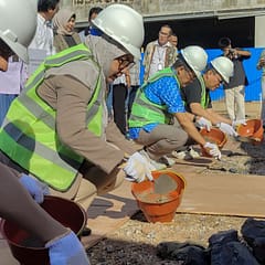 Perkuat Layanan di Ibu Kota Kalsel, Pembangunan Gedung Baru Bank Kalsel Cabang Banjarbaru Resmi Dimulai GEDUNG BARU BANK KALSEL
